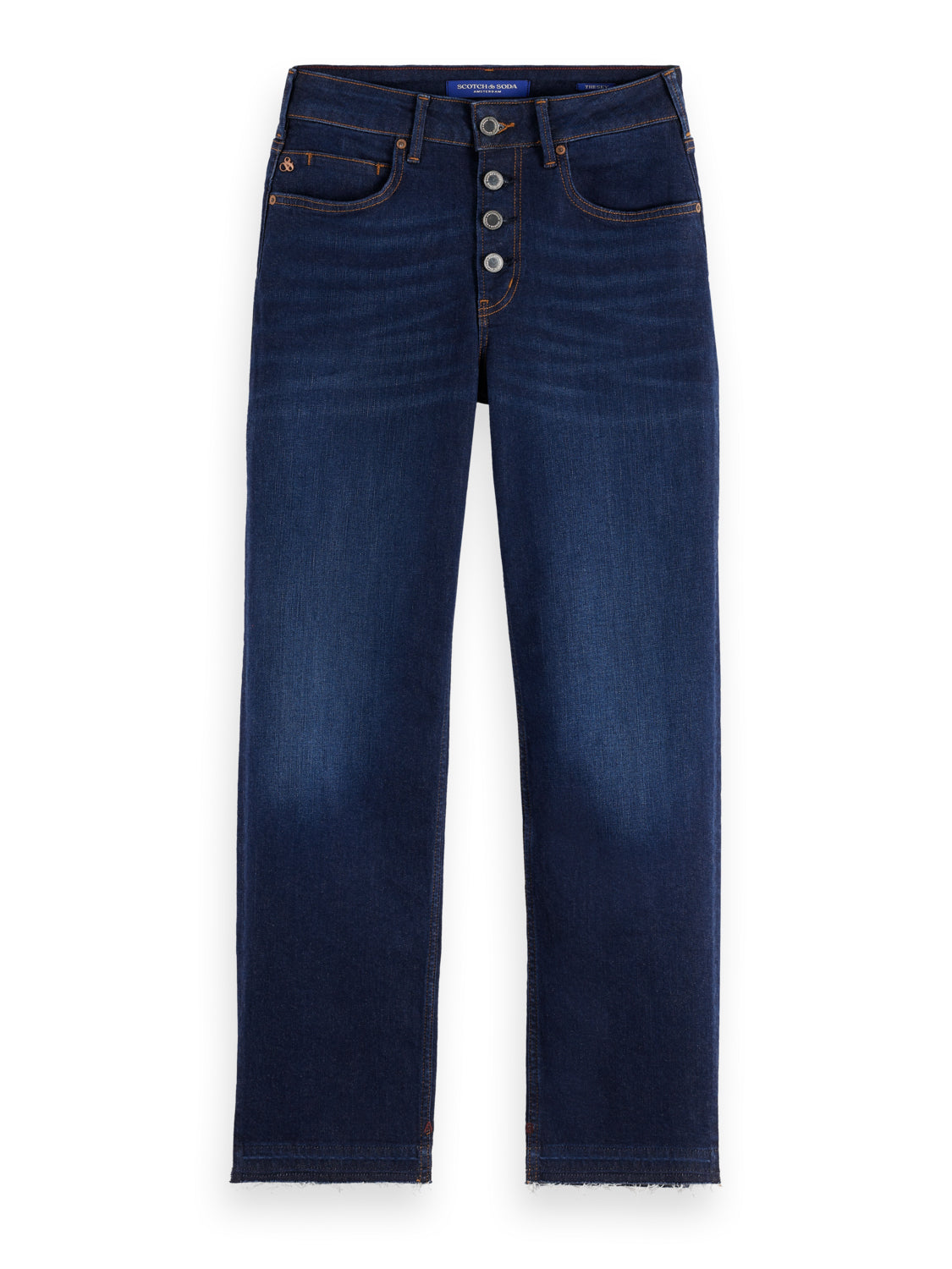 Scotch and Soda Woman Sky Straight Fit Jeans - Beaten Back