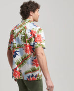 Load image into Gallery viewer, Superdry Vintage Hawaiian Shirt -  Optic Banana Leaf
