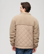 Load image into Gallery viewer, Superdry Sherpa Workwear Hybrid Jacket - Mushroom
