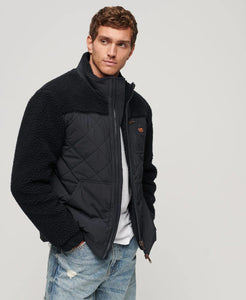 Superdry Sherpa Workwear Hybrid Jacket - Eclispe Navy