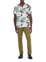 Load image into Gallery viewer, Scotch and Soda All Over Print Short Sleeve Shirt - White Leaves
