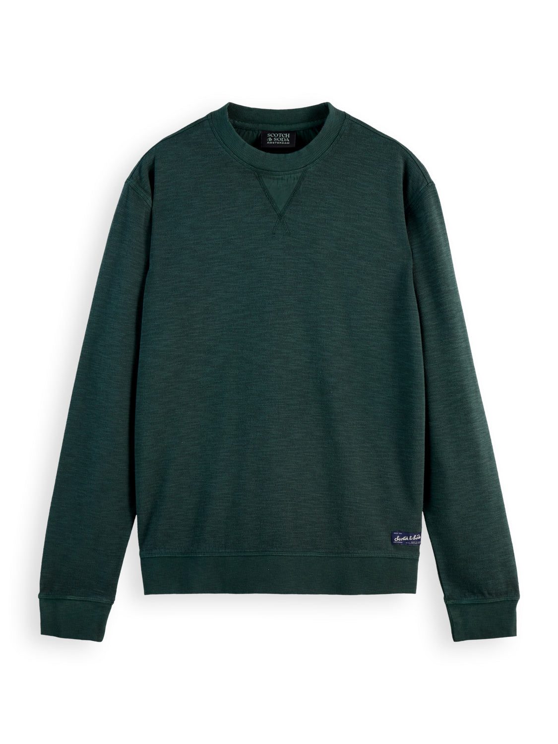 Scotch and Soda Garment Dyed Sweat - Amsterdam Green