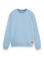 Load image into Gallery viewer, Scotch and Soda Regular Fit Melange Sweat - Spring Blue

