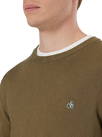 Load image into Gallery viewer, Scotch and Soda ECOVERO™ Classic Crew Neck Pullover - Golden Brown
