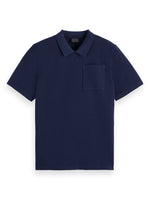 Load image into Gallery viewer, Scotch and Soda Chest Pocket Polo - Navy
