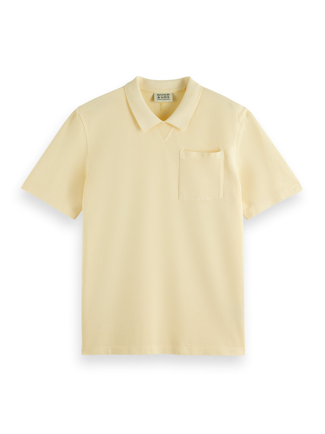 Scotch and Soda Chest Pocket Polo - Calico