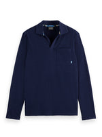 Load image into Gallery viewer, Scotch and Soda Long Sleeve Polo - Navy
