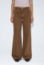Load image into Gallery viewer, Dr Denim Women's Rhue Low Wide Jean - Washed Teak
