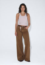 Load image into Gallery viewer, Dr Denim Women's Rhue Low Wide Jean - Washed Teak
