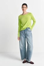 Load image into Gallery viewer, Rich and Royal Long Sleeve Jersey - Urban Lime
