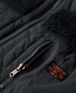 Superdry Sherpa Workwear Hybrid Jacket - Eclispe Navy