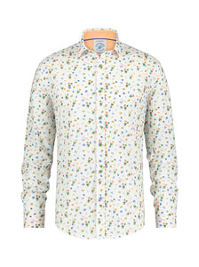 A Fish Named Fred - Caipirhna Print Shirt in White