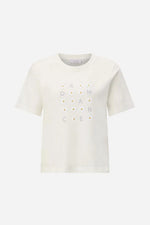 Load image into Gallery viewer, Rich and Royal Daisy Romance Tee - White
