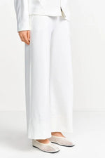 Load image into Gallery viewer, Rich and Royal Wide Legged Trousers - Pearl White
