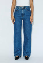Load image into Gallery viewer, Dr Denim Women's Echo High Straight Jean - Bay Mid Retro
