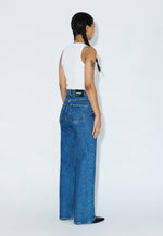 Load image into Gallery viewer, Dr Denim Women's Echo High Straight Jean - Bay Mid Retro
