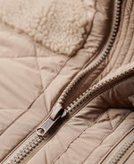 Load image into Gallery viewer, Superdry Sherpa Workwear Hybrid Jacket - Mushroom
