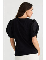Load image into Gallery viewer, Brave and True Abigail Tee - Black
