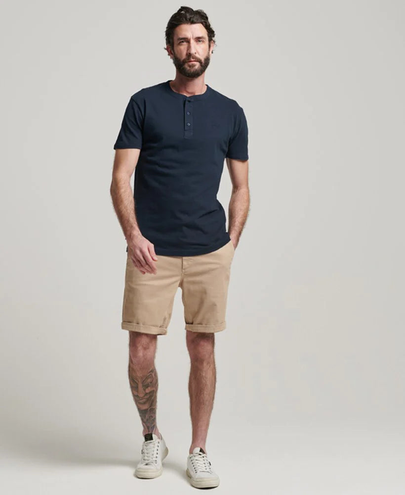 Superdry Vintage Officer Chino Short in Stone