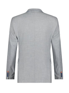 A Fish Named Fred - Mini Structure Blazer in Pale Blue