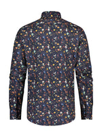 Load image into Gallery viewer, A Fish Named Fred - Pelican Print Shirt in Navy
