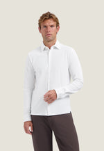 Load image into Gallery viewer, Dstrezzed Blaze Pique Shirt - White
