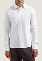 Load image into Gallery viewer, Dstrezzed Blaze Pique Shirt - White
