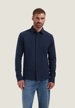 Load image into Gallery viewer, Dstrezzed Blaze Pique Shirt - Navy
