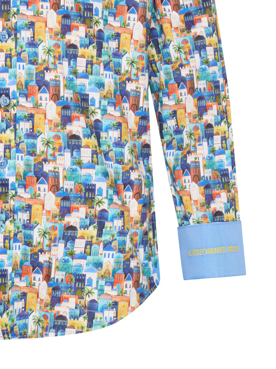 A Fish Named Fred - Town Print Shirt  - Multi