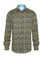 Load image into Gallery viewer, A Fish Named Fred - Monkey Print Shirt - Navy
