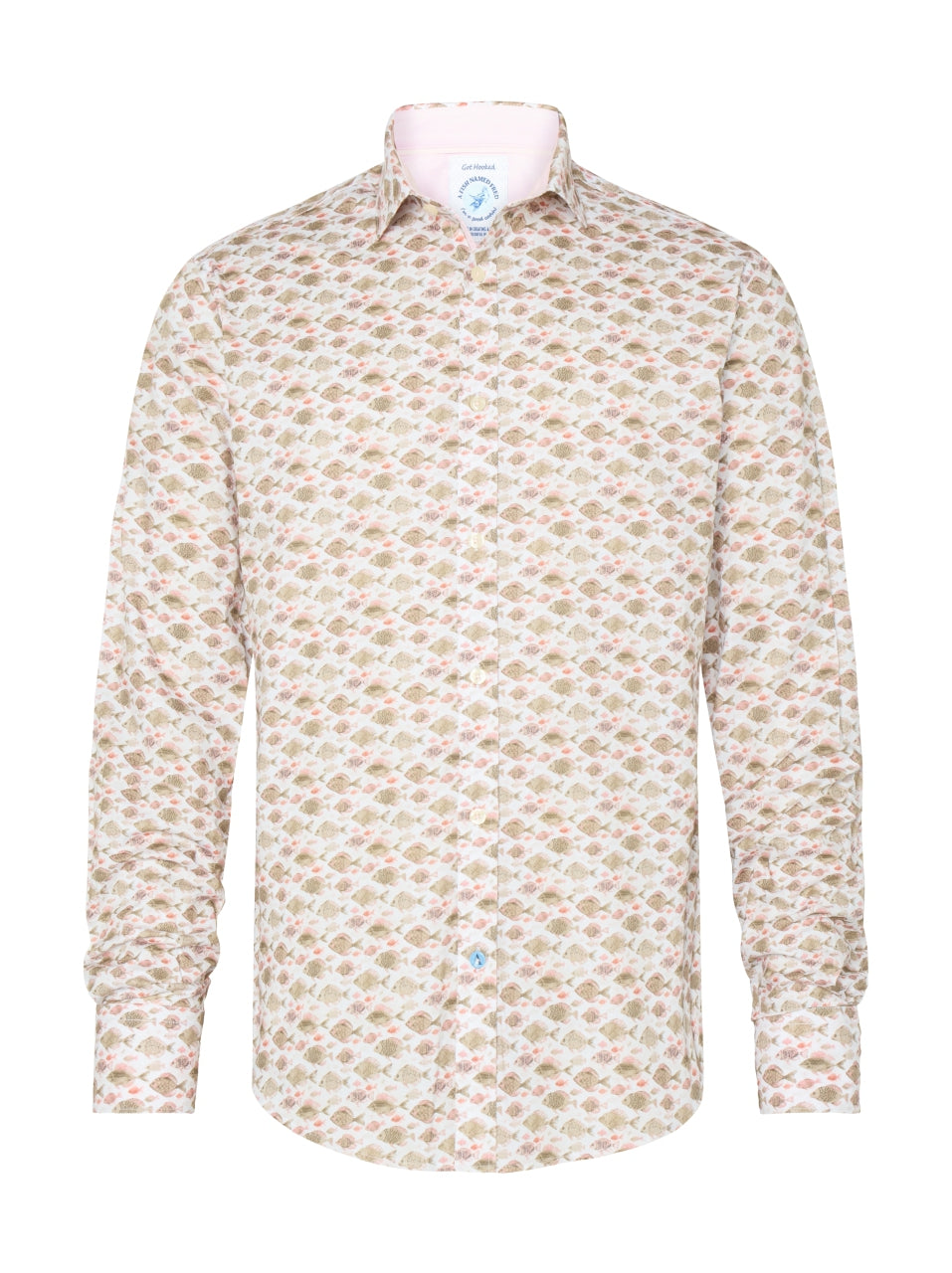 A Fish Named Fred - Fish Print Shirt  - Sand