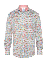 Load image into Gallery viewer, A Fish Named Fred - Boat Print Shirt  - White
