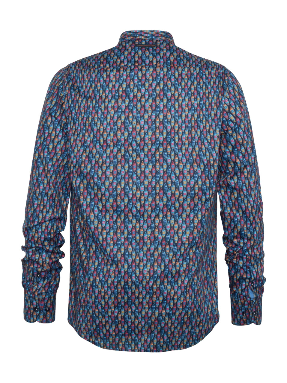 A Fish Named Fred - Boat Print Shirt - Navy