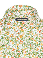 Load image into Gallery viewer, A Fish Named Fred - Citrus Print Short Sleeve Shirt in White
