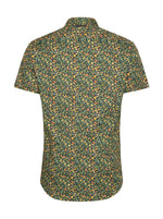 Load image into Gallery viewer, A Fish Named Fred - Citrus Print Short Sleeve Shirt in Navy

