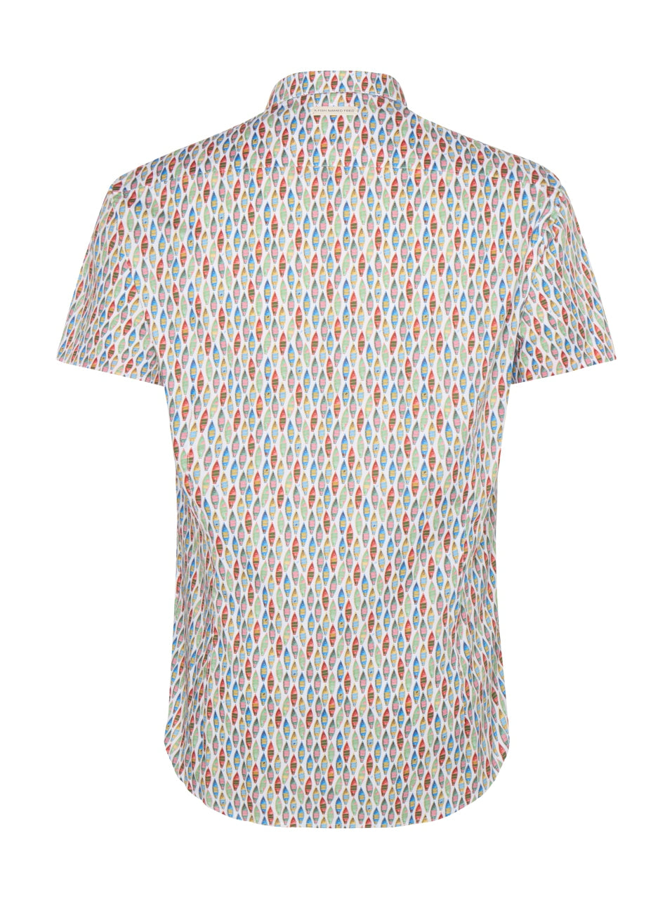 A Fish Named Fred - Boats Print Short Sleeve Shirt in Green