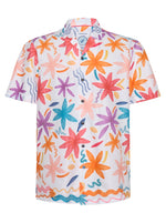 Load image into Gallery viewer, A Fish Named Fred - Watercolour Print Short Sleeve Shirt in White
