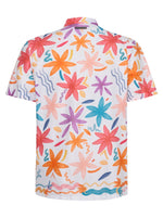 Load image into Gallery viewer, A Fish Named Fred - Watercolour Print Short Sleeve Shirt in White
