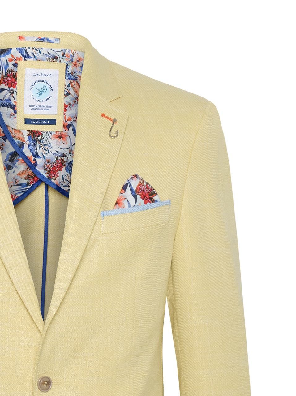A Fish Named Fred - Structure Blazer in Lemon