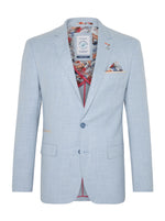 Load image into Gallery viewer, A Fish Named Fred - Structure Blazer in Sky
