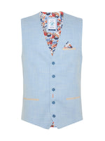 Load image into Gallery viewer, A Fish Named Fred - Structure Vest in Sky
