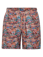 Load image into Gallery viewer, A Fish Named Fred Swim shorts - Spice Market Print in Multi
