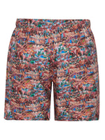 Load image into Gallery viewer, A Fish Named Fred Swim shorts - Spice Market Print in Multi
