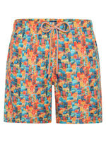 Load image into Gallery viewer, A Fish Named Fred Swim shorts - Town Print in Multi
