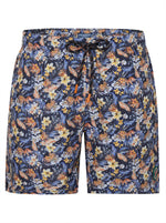 Load image into Gallery viewer, A Fish Named Fred Swim shorts - Floral Print in Navy
