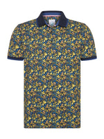Load image into Gallery viewer, A Fish Named Fred - Monkey Print Polo in Navy

