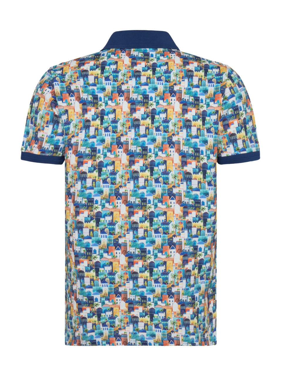 A Fish Named Fred - Town Print Polo in Multi