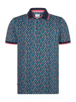 Load image into Gallery viewer, A Fish Named Fred - Boat Print Polo in Navy
