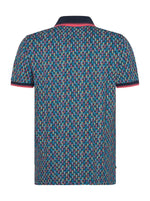 Load image into Gallery viewer, A Fish Named Fred - Boat Print Polo in Navy
