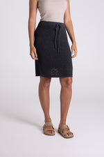Load image into Gallery viewer, Two T's Tape Yarn Skirt - Charcoal

